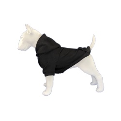 Black dog hoodie
