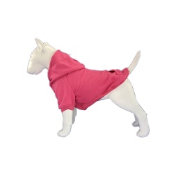 Hot pink dog hoodie