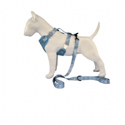 Printed dog harness for walking
